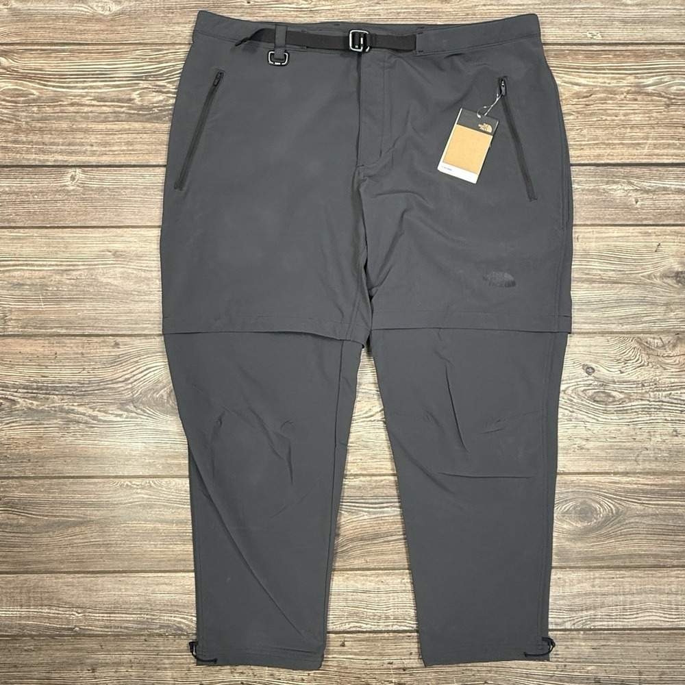 The North Face Men's Paramount Pro‎ Convertible Pants Asphalt Grey Size 3XL NEW
